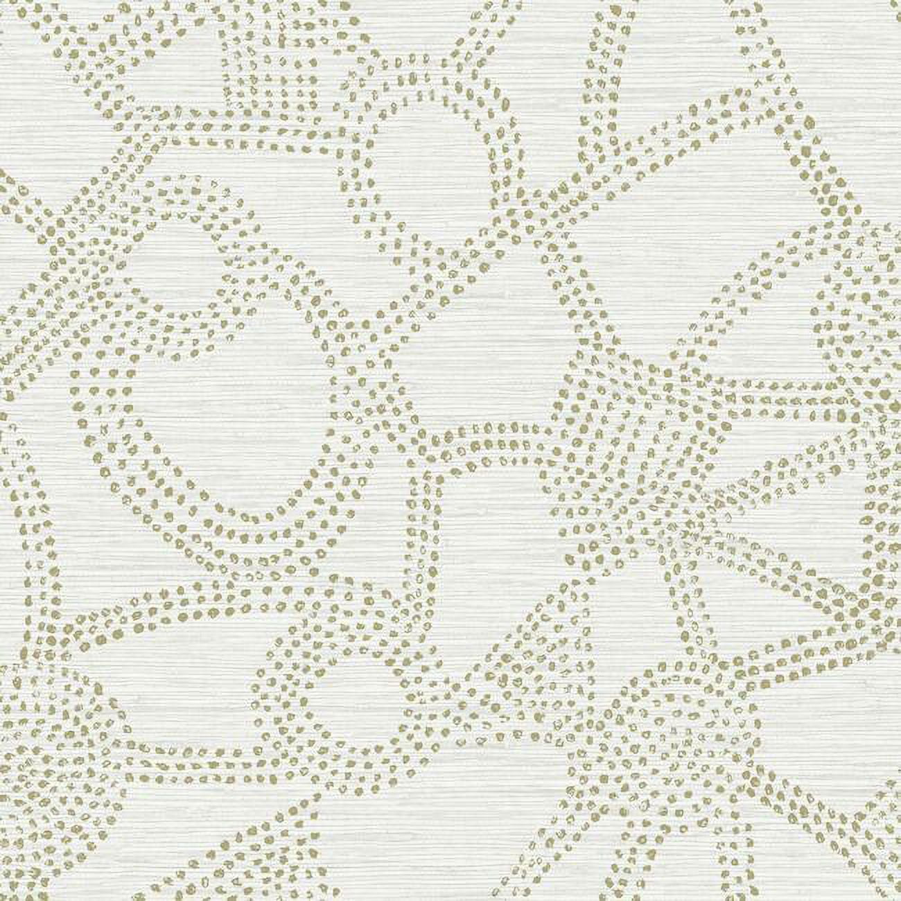 Taupe and White Abstract Peel & Stick Wallpaper Roll