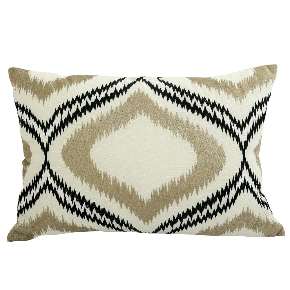 Nikki Chu Collection Embroidered Decorative Pillow
