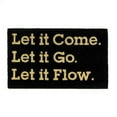thumbnail image 1 of Nikki Chu  Nala Let It Come Coir Doormat, Blue, 1 of 1