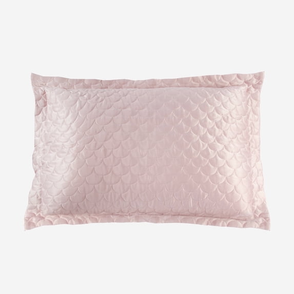 Nikki Chu Quilted Sham Rose Gold King