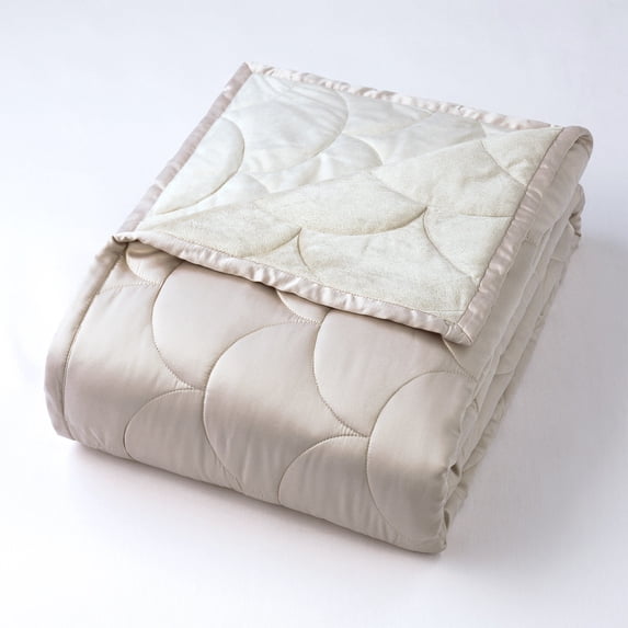 Nikki Chu Reversable Twin Silver Blanket