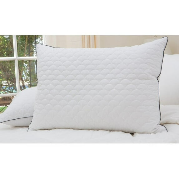 Nikki Chu Scallop Quilted King Pillow
