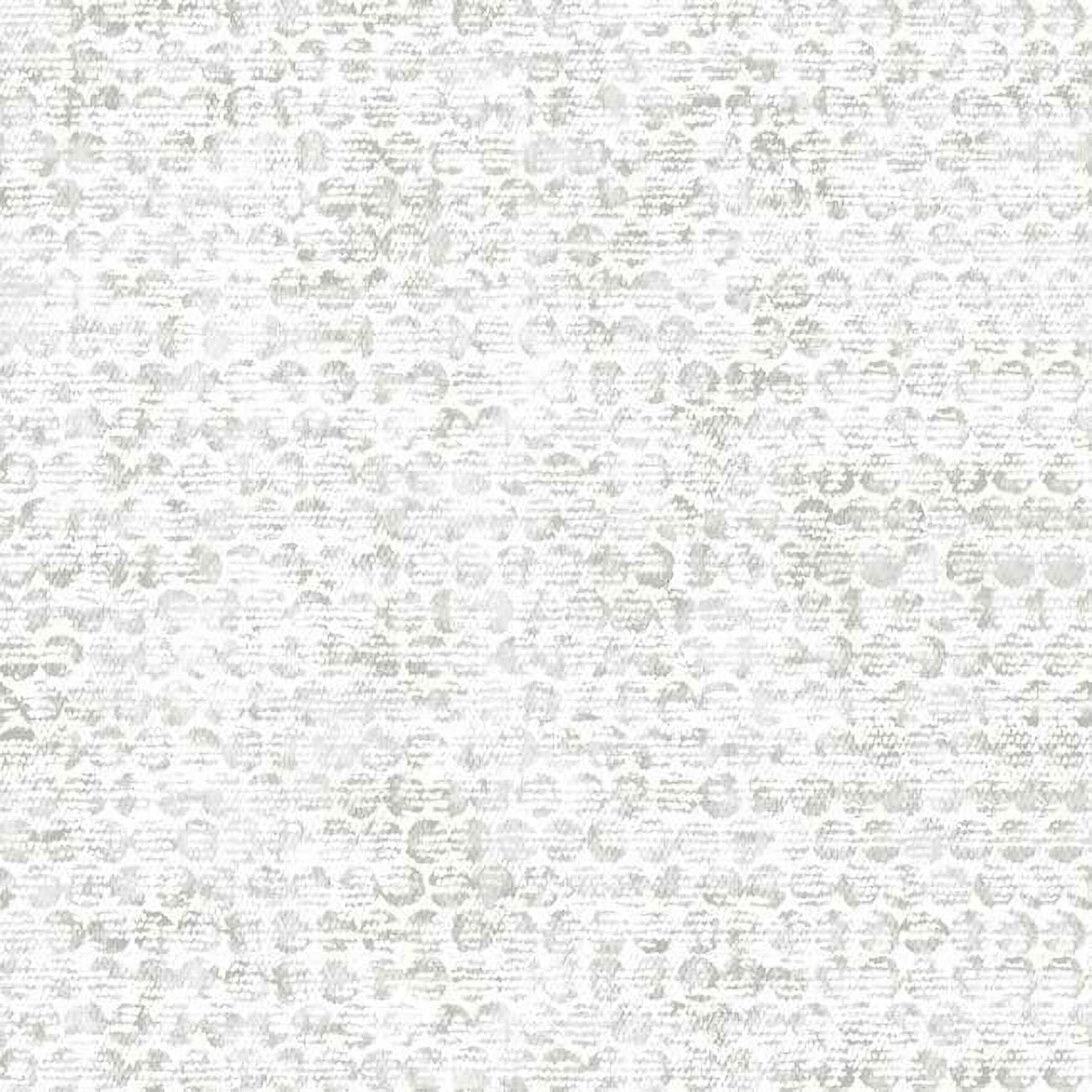 White and Gray Textured Peel and Stick Wallpaper Roll