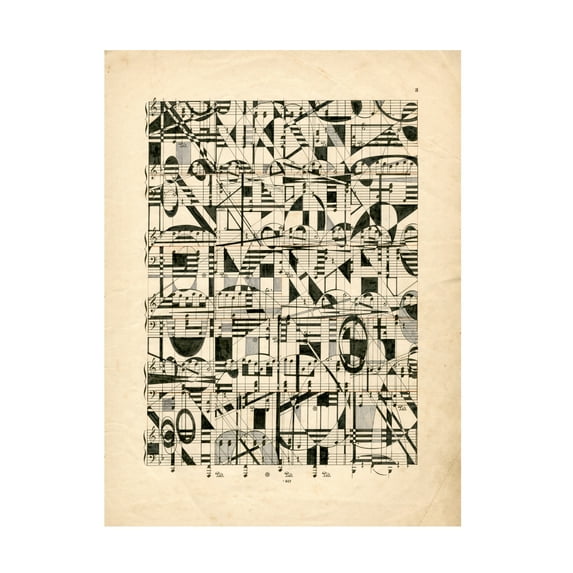 Nikki Galapon 'Graphic Notes' Canvas Art