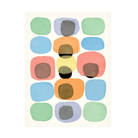 Nikki Galapon 'Ink Spot II' Canvas Art