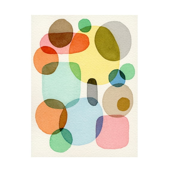 Nikki Galapon 'Inked Orbs VI' Canvas Art