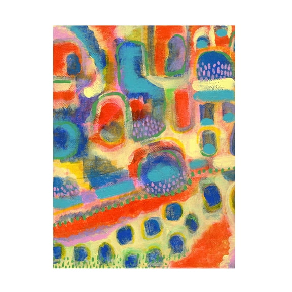 Nikki Galapon 'Village I' Canvas Art