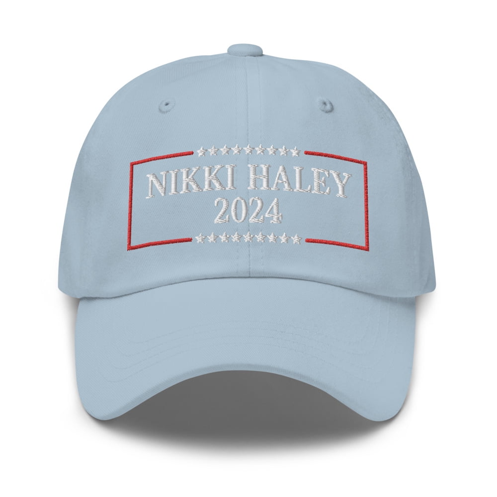 Nikki Haley 2024 Hat Embroidered (Light Blue)