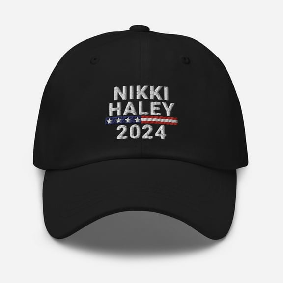 Nikki Haley 2024 Hat Nikki Haley Hat Nikki Haley Dad Hat Merch Haley 2024 Hat Haley 2024 Hats Haley Supporter Haley for Pres Vote Haley (Black)