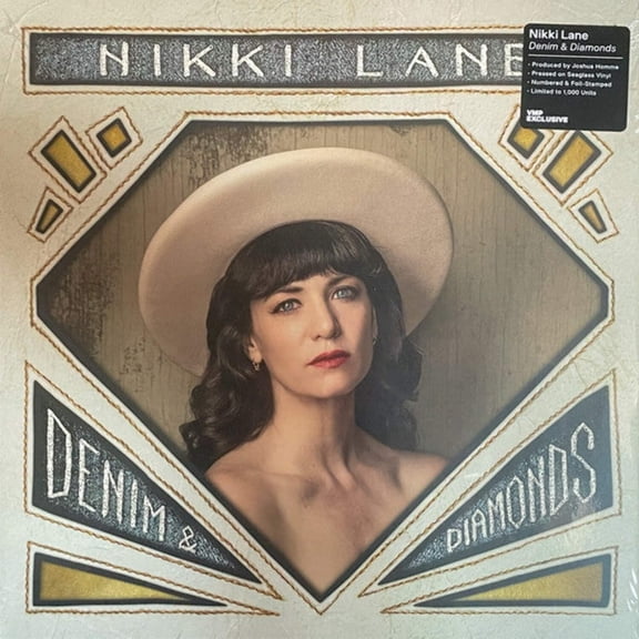 Nikki Lane - Denim Diamonds (LP, Album, Club, Ltd, Sea) (Mint (M))