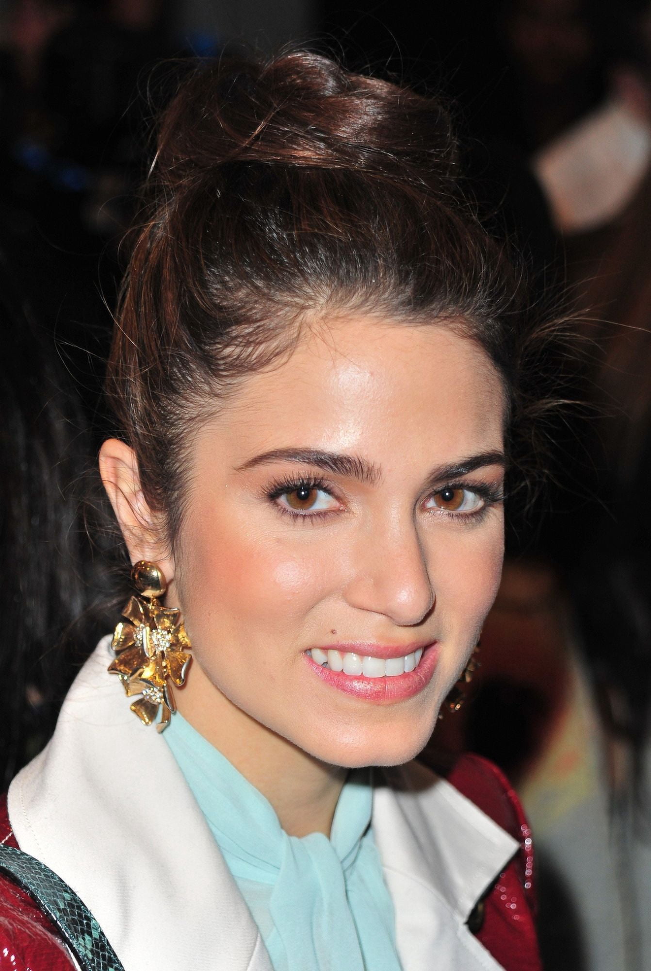 Nikki Reed Backstage For Tracy Reese FallWinter 2012 Fashion Show At Mercedes-Benz Fashion Week Canvas Art - (16 x 20)