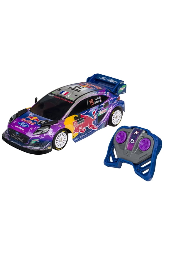 M-Sport Ford Puma Hybrid Rally 1 #8 Tanak with Extra Tyres - Remote Control Car RC Drift Car High-Speed RC Cars - No Batteries
