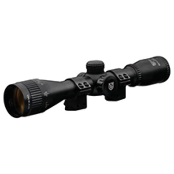 Nikko Stirling Mountmaster 3-9x40 AO IR, 1in Tube Rifle Scope, HMD Reticle, 1/4 MOA, Matte Black, NMMI3940AON