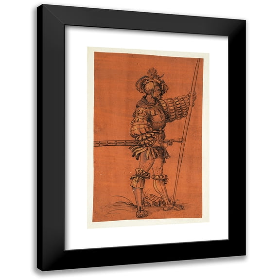 Niklaus Manuel 17x24 Black Modern Framed Museum Art Print Titled - The Golden Confederation (1513)