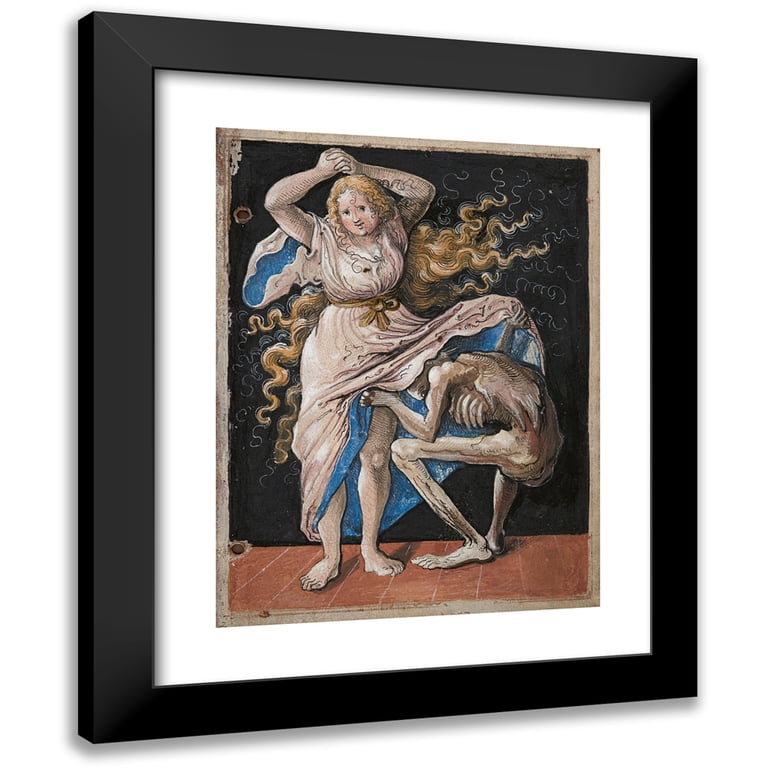 Niklaus Manuel 19x24 Black Modern Framed Museum Art Print Titled