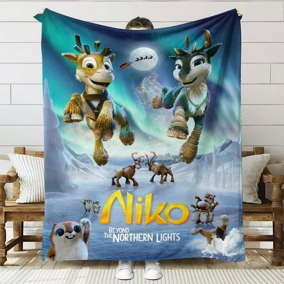Niko Movie Throw Blanket Gifts for Fans Lover Girls Boys Women Present Hoodie Him Bed 30"x40"