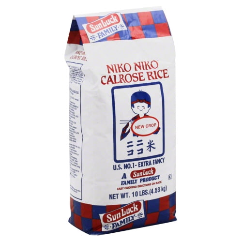 Niko Niko Calrose Rice 10 lb (Pack of 4)