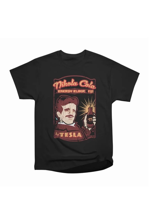 Nikola Cola Teslas Energy Elixir T-Shirt Tee Gift For Him Merch For Her Apparel For Friend