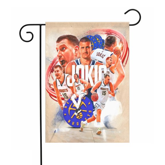 Nikola Joki garden flag perfect for outdoor decoration28"x40"