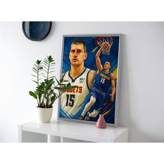 Nikola Jokic Poster or Wrapped Canvas