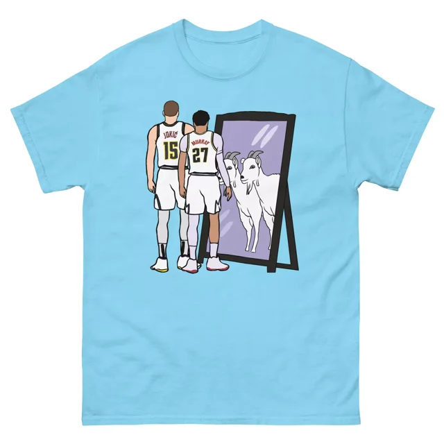 Nikola Jokic and Jamal Murray Mirror GOATs TShirt