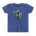 thumbnail image 1 of Nikola Tesla on a Robot Dinosaur Youth Shirt, Funny Tee for a Science Kid, 1 of 1