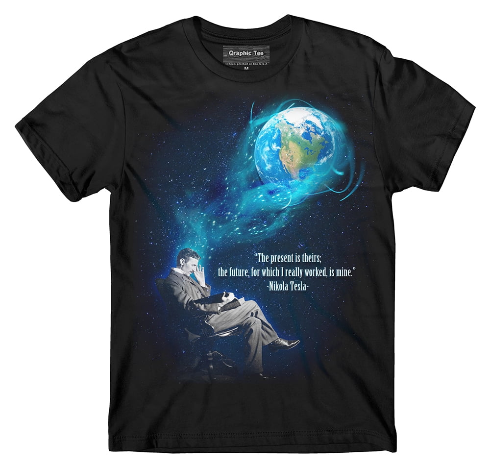 Nikola Tesla t-shirt, Tesla dream t-shirt, Free Energy t-shirt