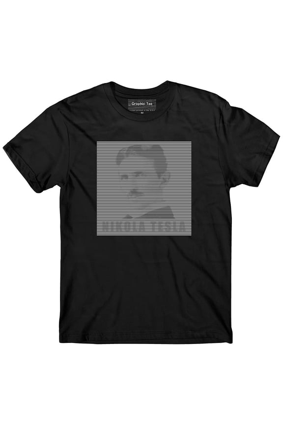 Nikola Tesla t-shirt, optical illusion t shirt, Free Energy t-shirt.
