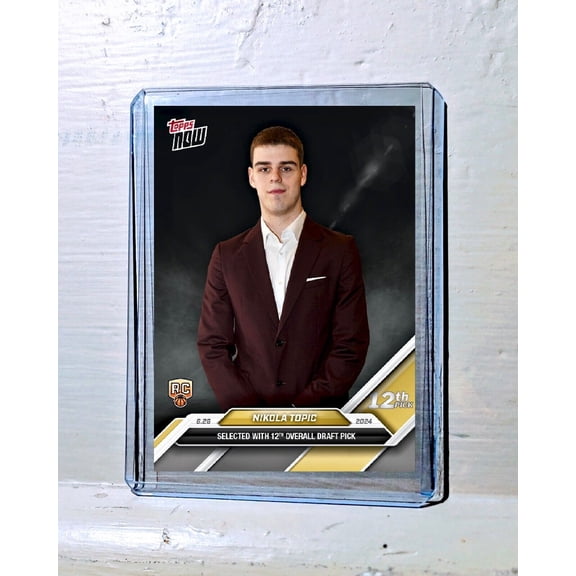 Nikola Topic 2024 Topps Now NBA #D-8 Draft Night Rookie Card OC Thunder