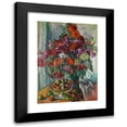 thumbnail image 1 of Nikolai Alexandrovich Tarkhov 11x14 Black Modern Framed Museum Art Print Titled - Still Life with Flowers and Apples, 1 of 5