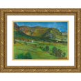 thumbnail image 1 of Nikolai Astrup 24x18 Gold Ornate Framed and Double Matted Museum Art Print Titled - Ålhustunet, Jolster, 1 of 4