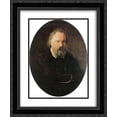 thumbnail image 1 of Nikolai Ge 2x Matted 20x24 Black Ornate Framed Art Print 'Portrait of the Author Alexander Herzen', 1 of 2