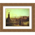 thumbnail image 1 of Nikolai Ge 2x Matted 24x20 Gold Ornate Framed Art Print 'Florence', 1 of 2