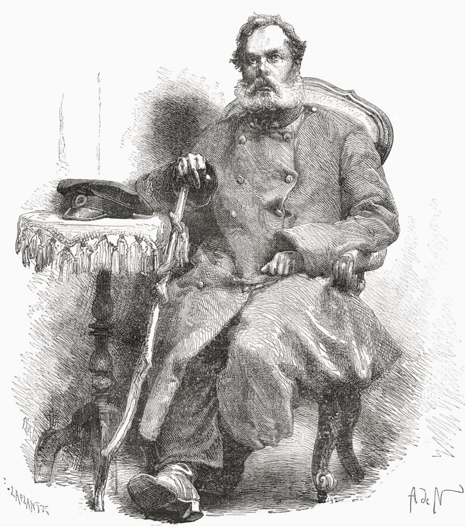Nikolai Sazontovich Ilyin 1809 To 1890 Russian Military Officer Writer And Religious Thinker From El Mundo En La Mano Published 1878 Canvas Art - Ken Welsh Design Pics (13 x 15)