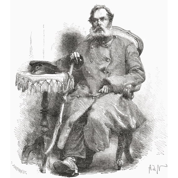 Nikolai Sazontovich Ilyin 1809 To 1890. Russian Military Officer Writer And