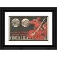 thumbnail image 1 of Nikolaj Nikolaevic̆ Kogout 24x16 Black Ornate Framed Double Matted Museum Art Print Titled: The Entente Prepares New Attack - Look at Both (1920), 1 of 5