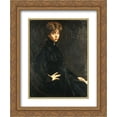thumbnail image 1 of Nikolaos Lytras 2x Matted 20x24 Gold Ornate Framed Art Print 'Portrait of Mlle.M. Horsch', 1 of 2