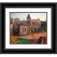 thumbnail image 1 of Nikolay Bogdanov Belsky 2x Matted 24x20 Black Ornate Framed Art Print 'Church View', 1 of 2
