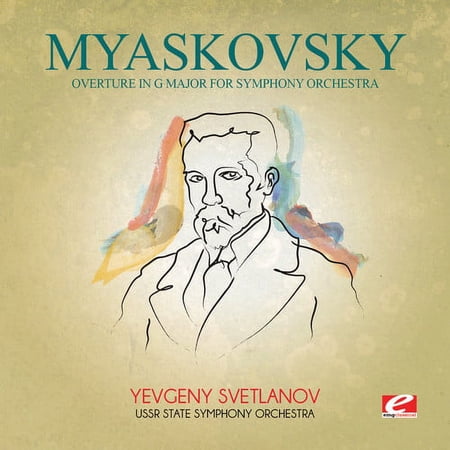 Nikolay Myaskovsky - Myaskovsky: Overture in G Major for Symphony Orch - Classical - CD