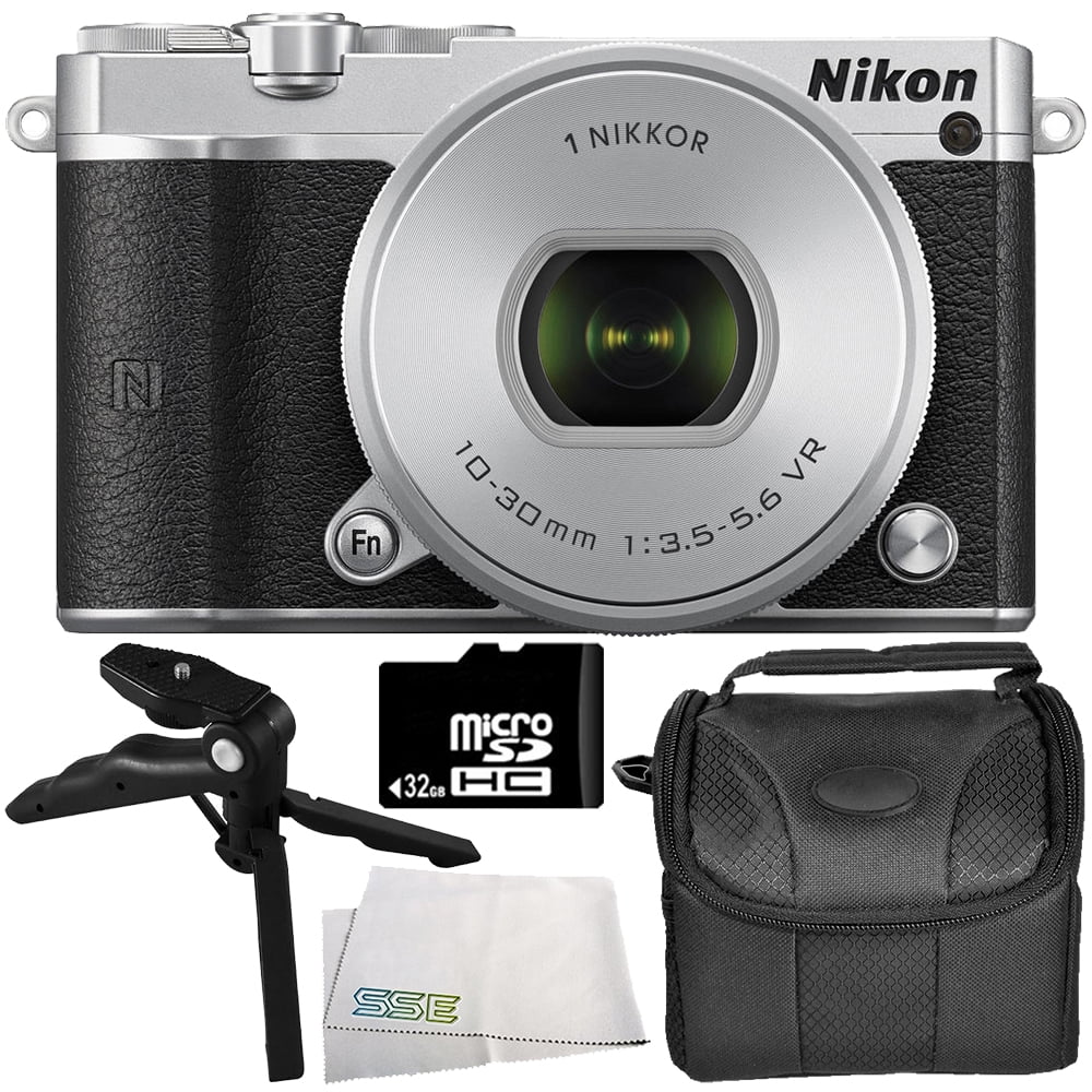 Nikon J5 Mirrorless Digital Camera with 10-30mm Lens (Silver