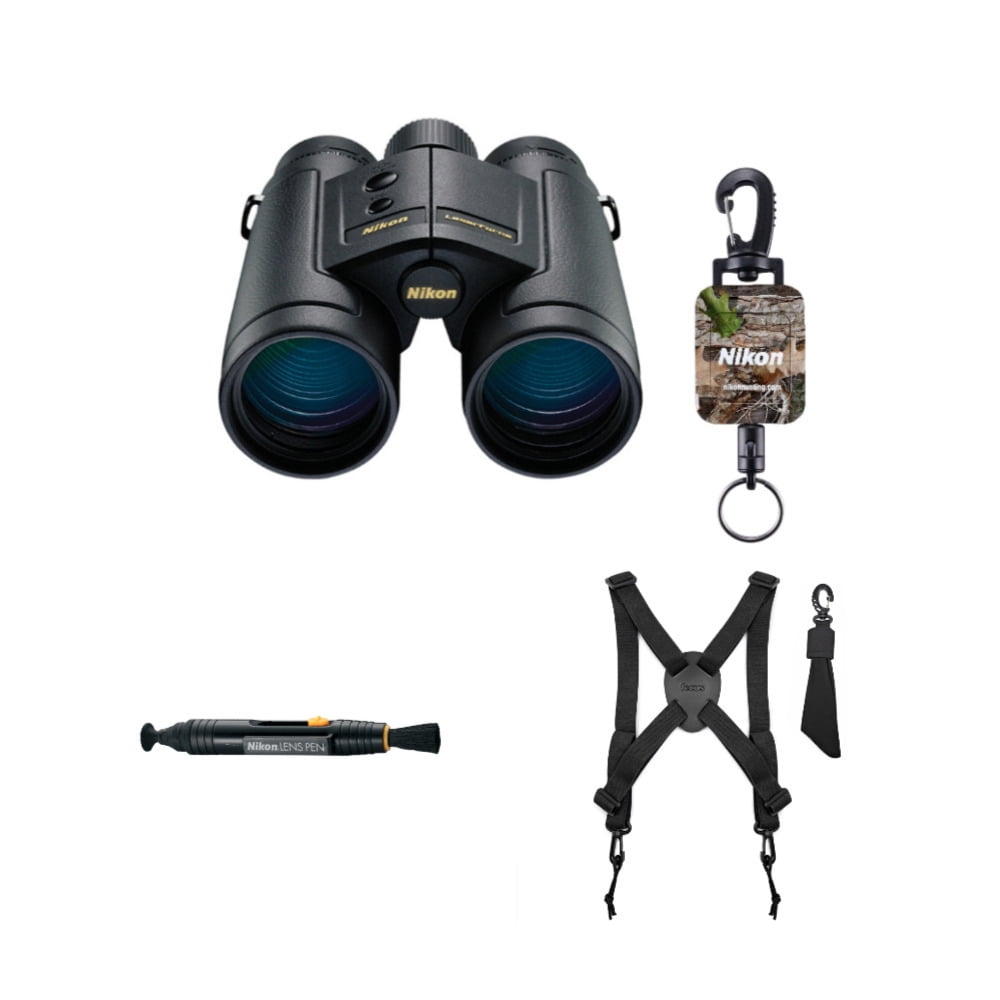 Nikon 10x42 LaserForce Rangefinder Binoculars with Retractable Tether