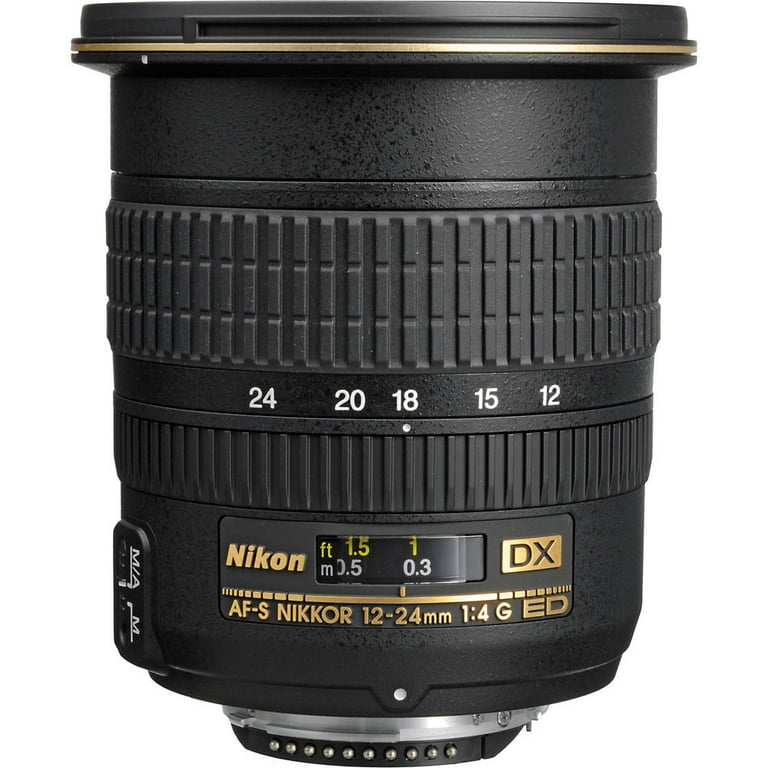 Nikon ニコン AF-S NIKKOR 12-24mm F4G ED DX Nikon 12-24mm F/4 G DX AF-S ED-IF Zoom-Nikkor Lens - Walmart.com