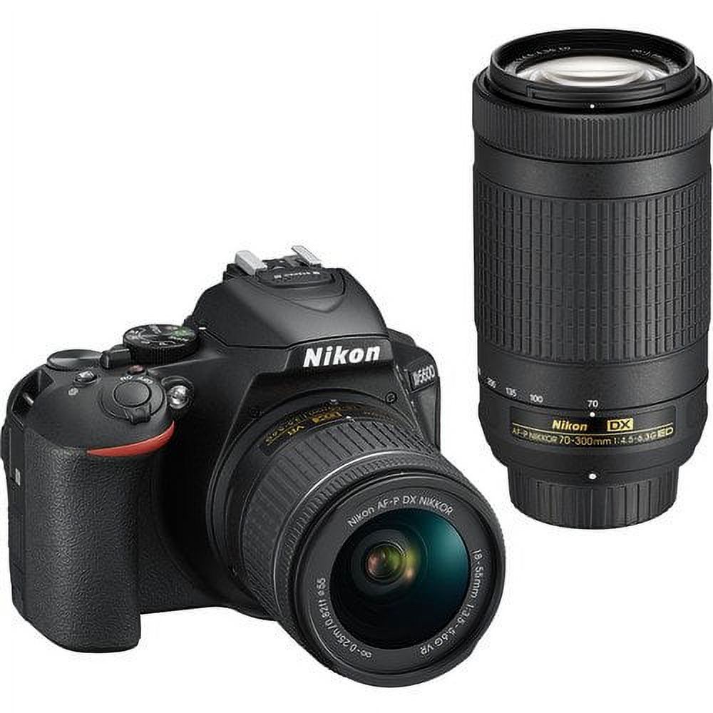 Nikon 1580 D5600 DX-format Digital SLR w/ AF-P DX NIKKOR 18-55mm f/3.5-5.6G VR - image 1 of 5