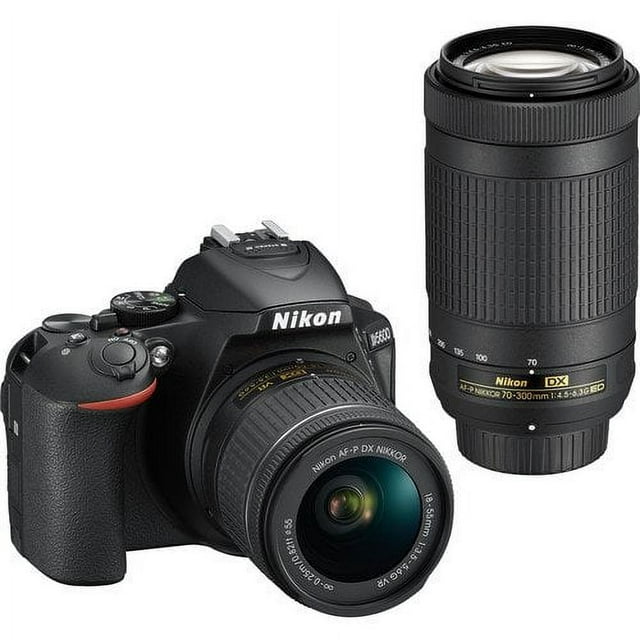 Nikon 1580 D5600 DX-format Digital SLR w/ AF-P DX NIKKOR 18-55mm f/3.5-5.6G VR