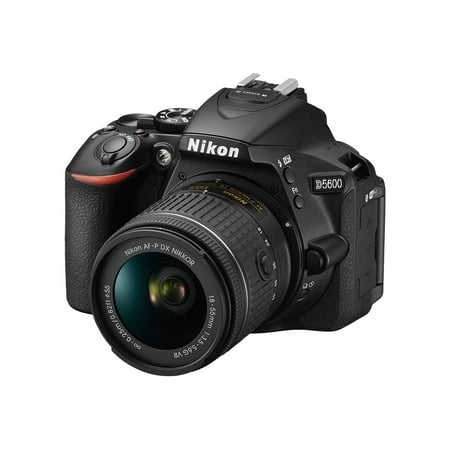 Nikon - D5600 DSLR Video Two Lens Kit with 18-55mm and 70-300mm Lenses - Black