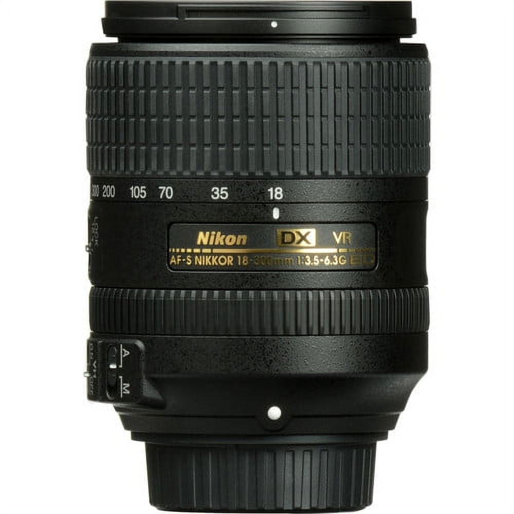 Nikon 18-300mm f/3.5-6.3G VR DX ED AF-S Nikkor-Zoom Lens - Walmart.com