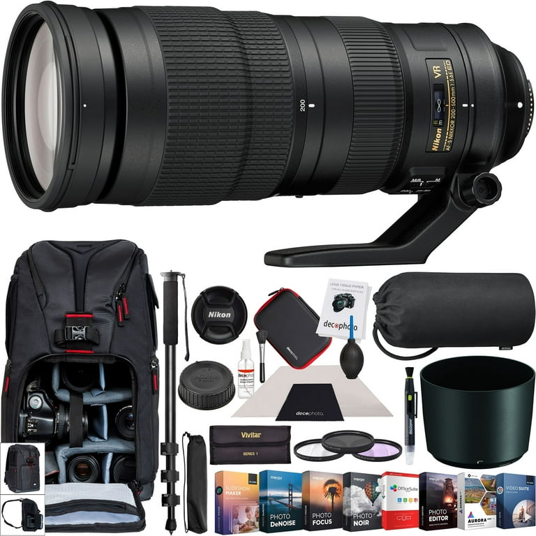 Nikon 200-500mm f/5.6E ED VR AF-S FX NIKKOR Lens with 95mm Filter