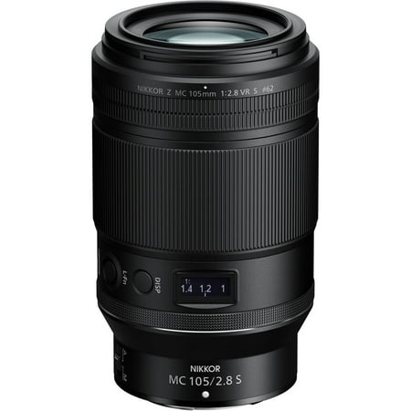 Nikon - NIKKOR Z MC 105mm f/2.8 VR S Macro Lens for Z Series Mirrorless Cameras - Black