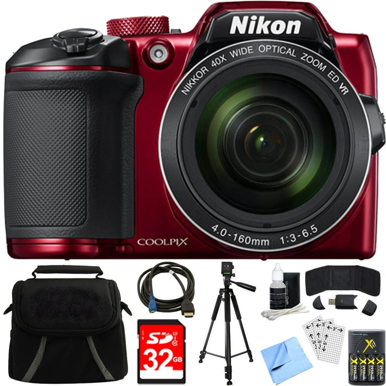 Nikon COOLPIX B600 デジタルカメラ RED 16.0MP 綺麗