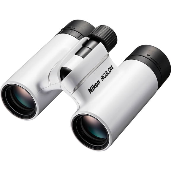 Nikon 8x21 Aculon T02 Roof Prism Binocular with 6.3 Degree Angle of View, White
